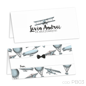 Plic de bani botez PB03